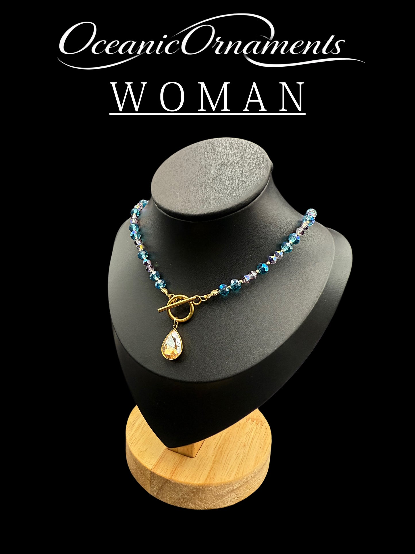 Damenhalskette „Ocean Aurora“