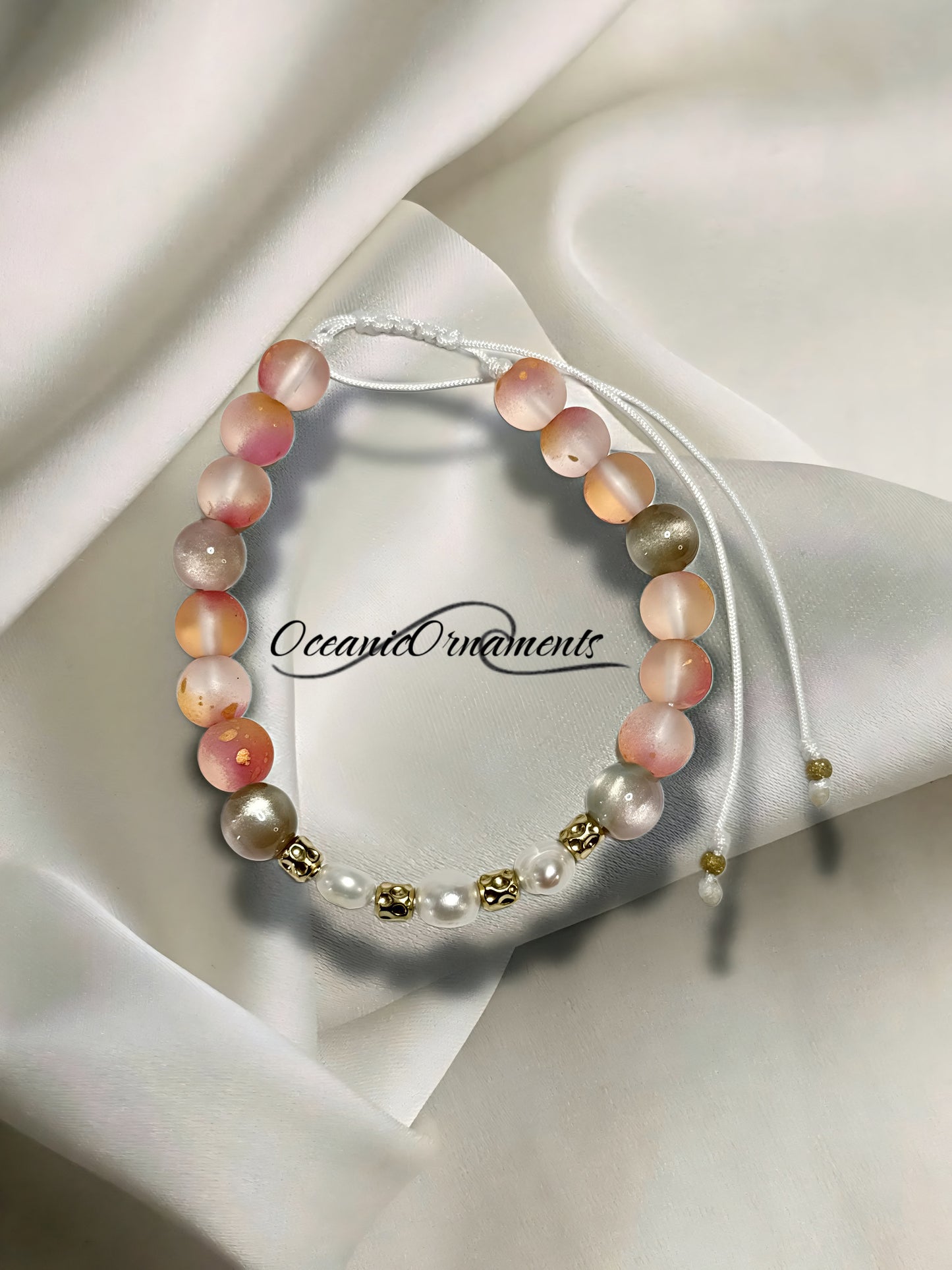 Rosé Tide - Perlenarmband