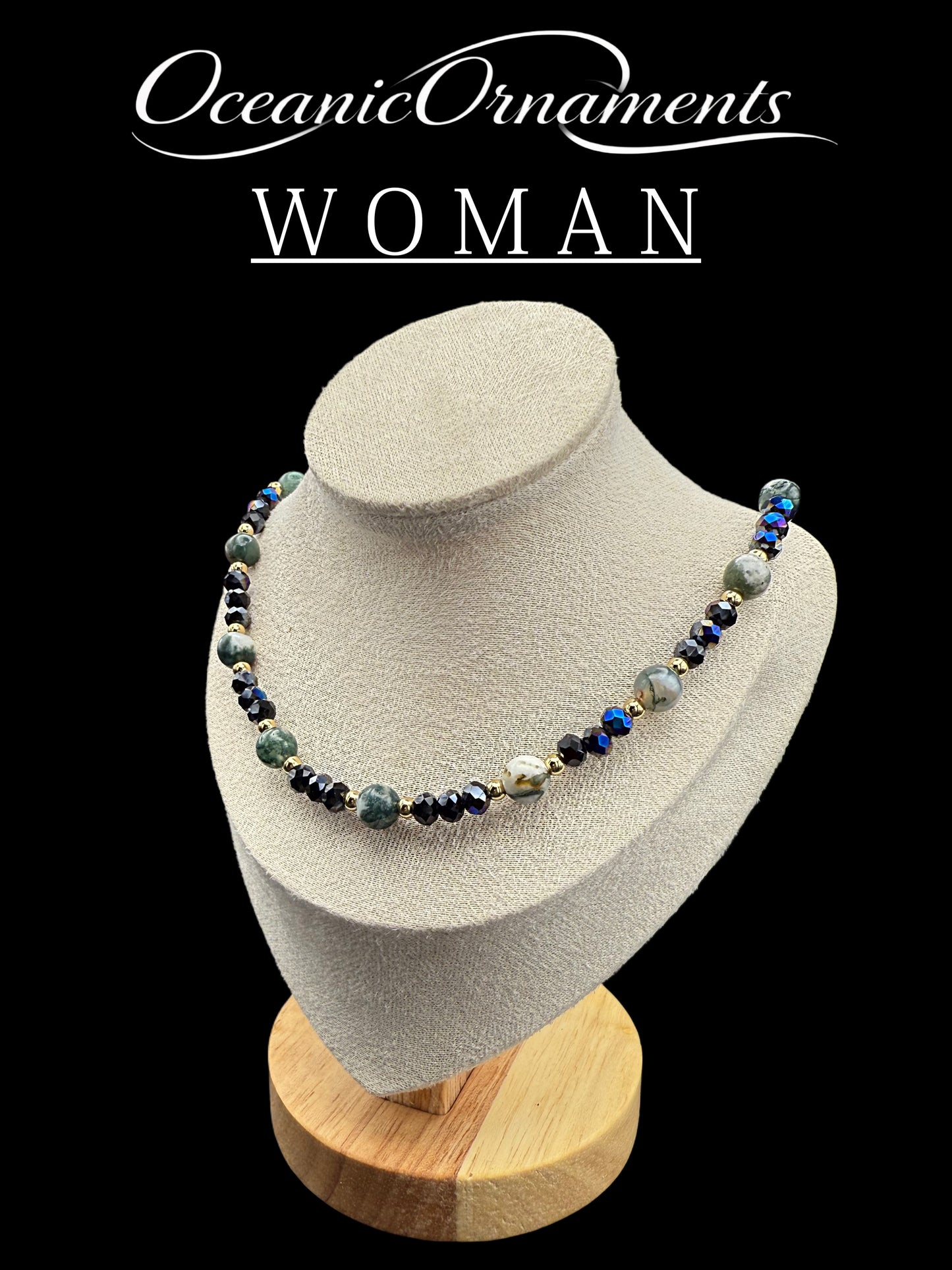 OceanicOrnaments Halskette „Forest Night“