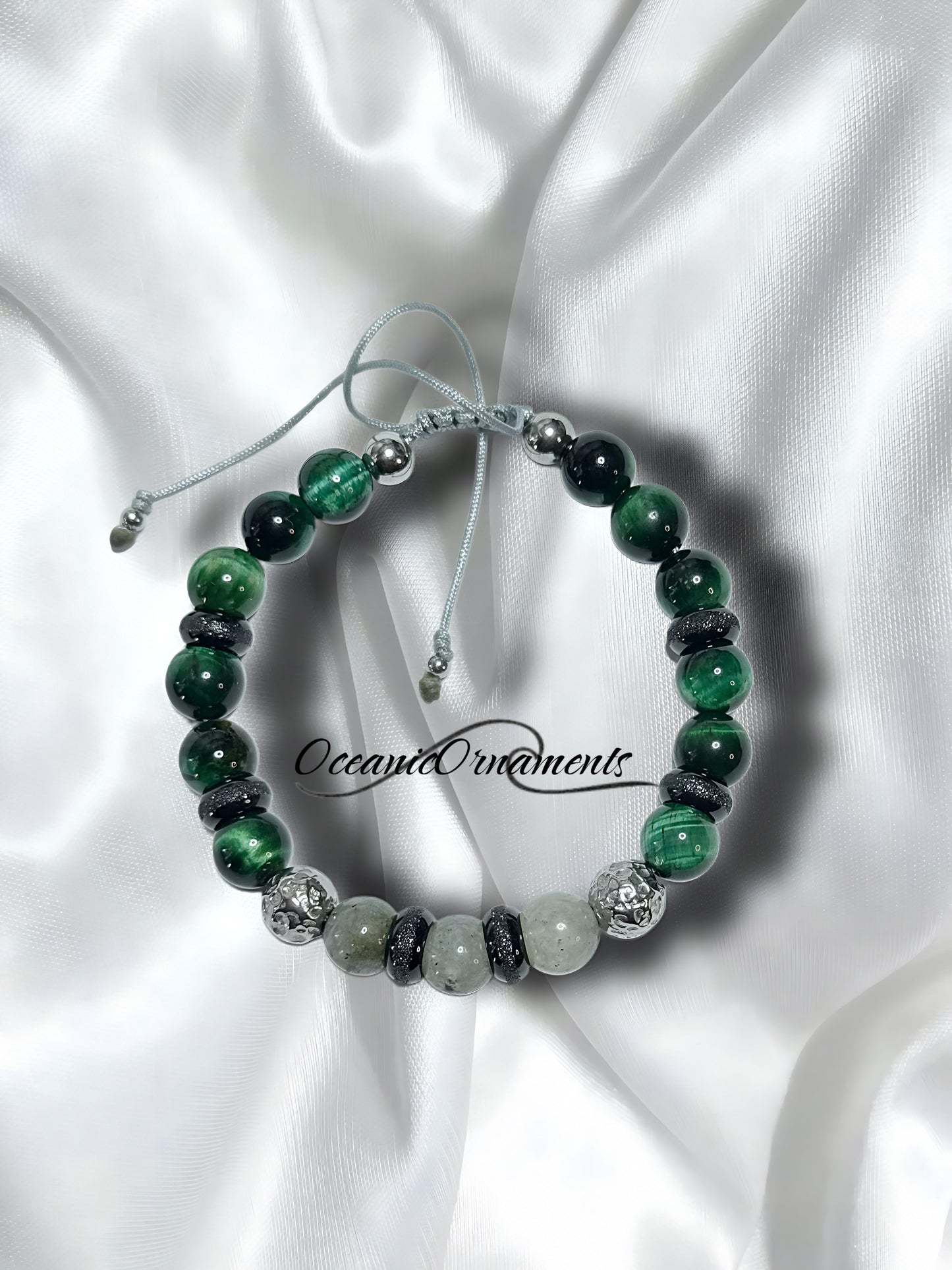 Forest Depth - Herren Heilsteinarmband