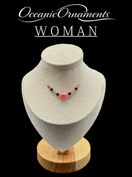 OceanicOrnaments Halskette „Fire Pulse“