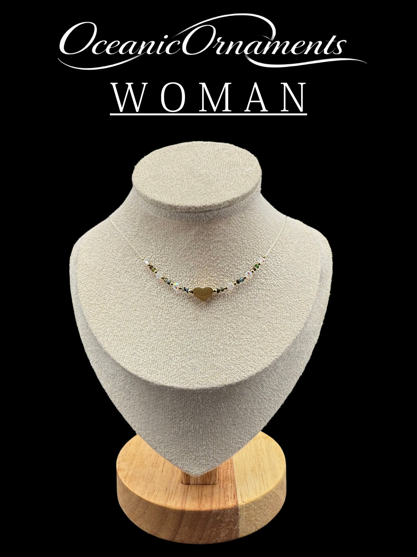 OceanicOrnaments Halskette „Ocean Heart“