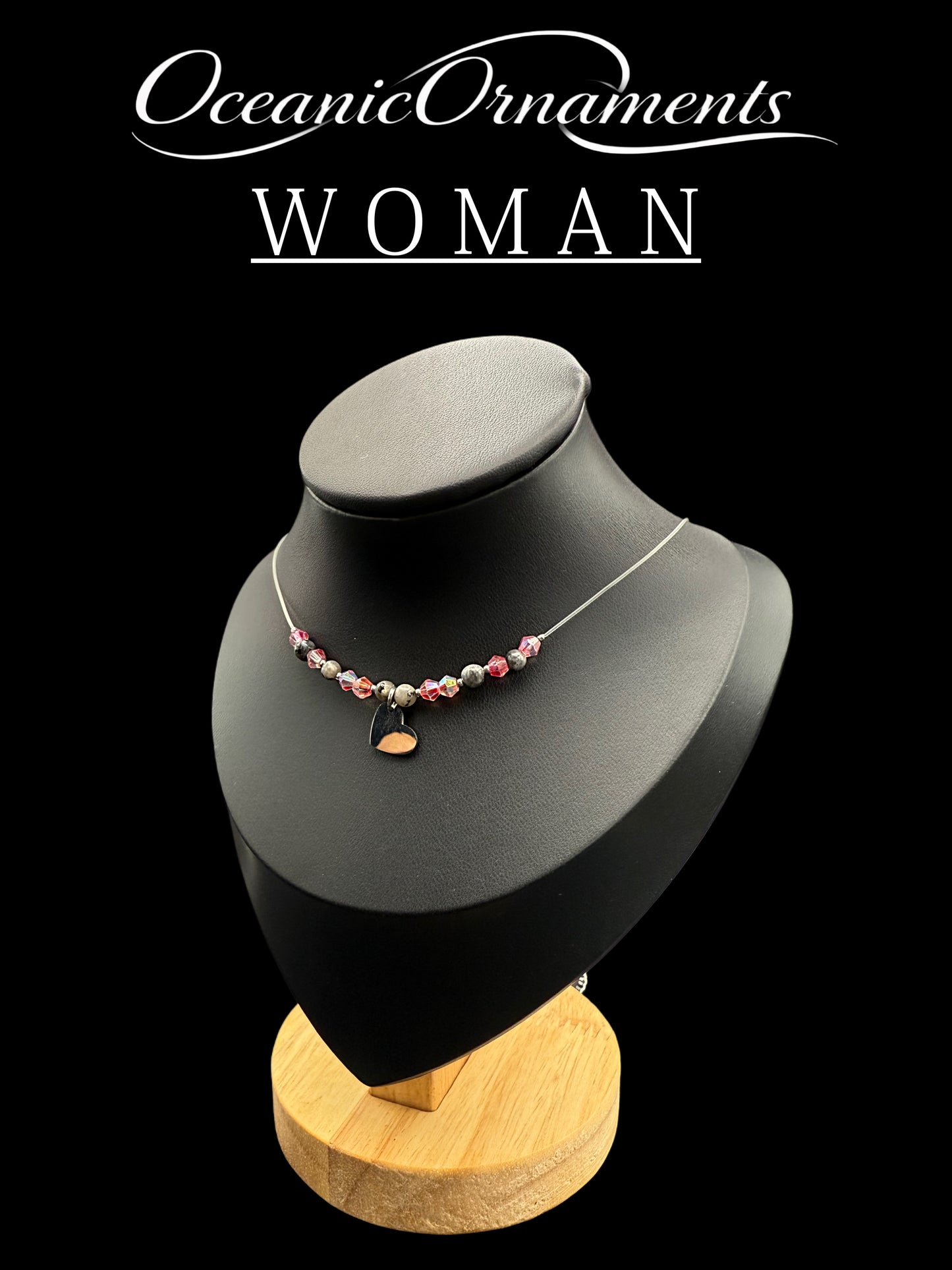 OceanicOrnaments Halskette „Mystic Rose“