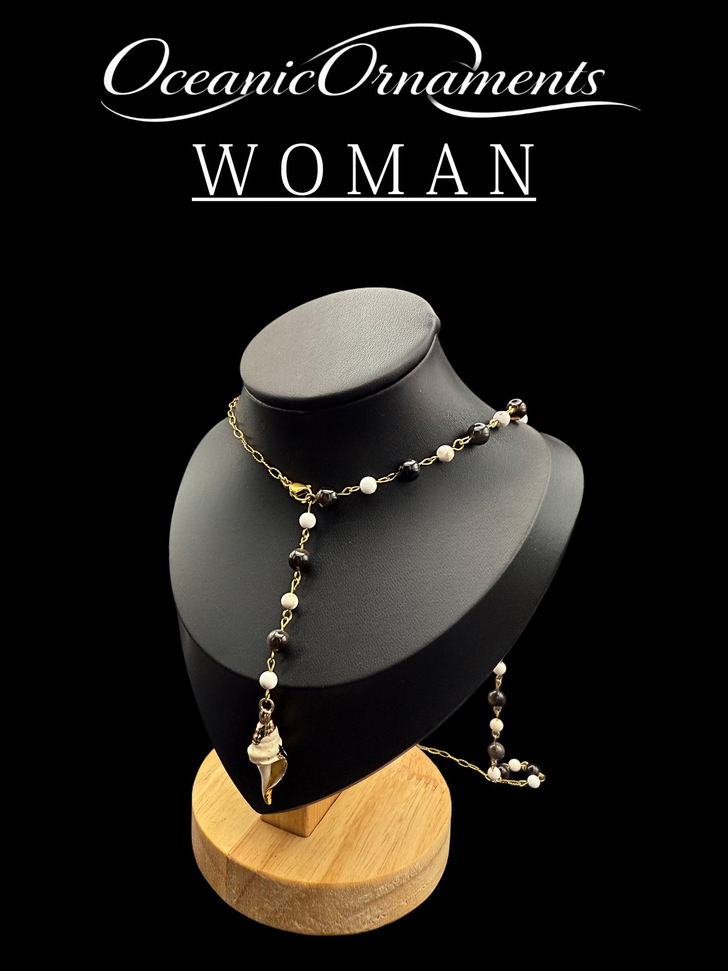 OceanicOrnaments Y-Halskette „Ocean Shadow“