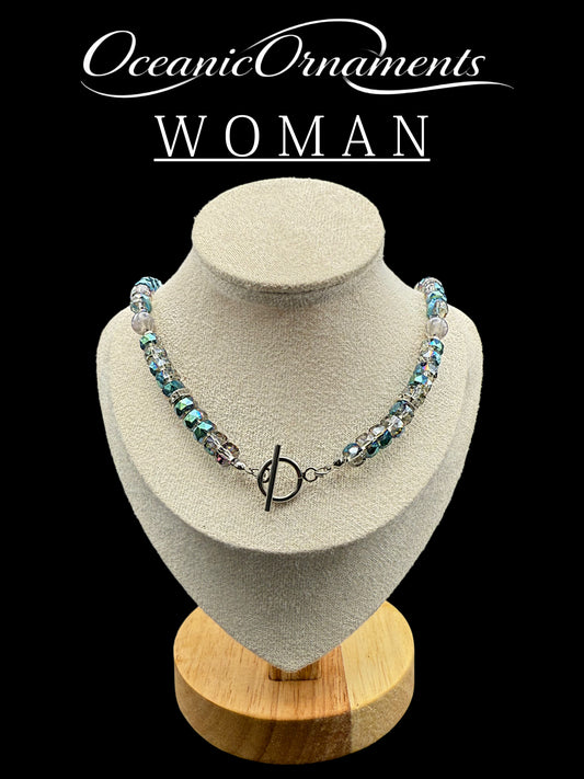 Damenhalskette „Sea Crystal“