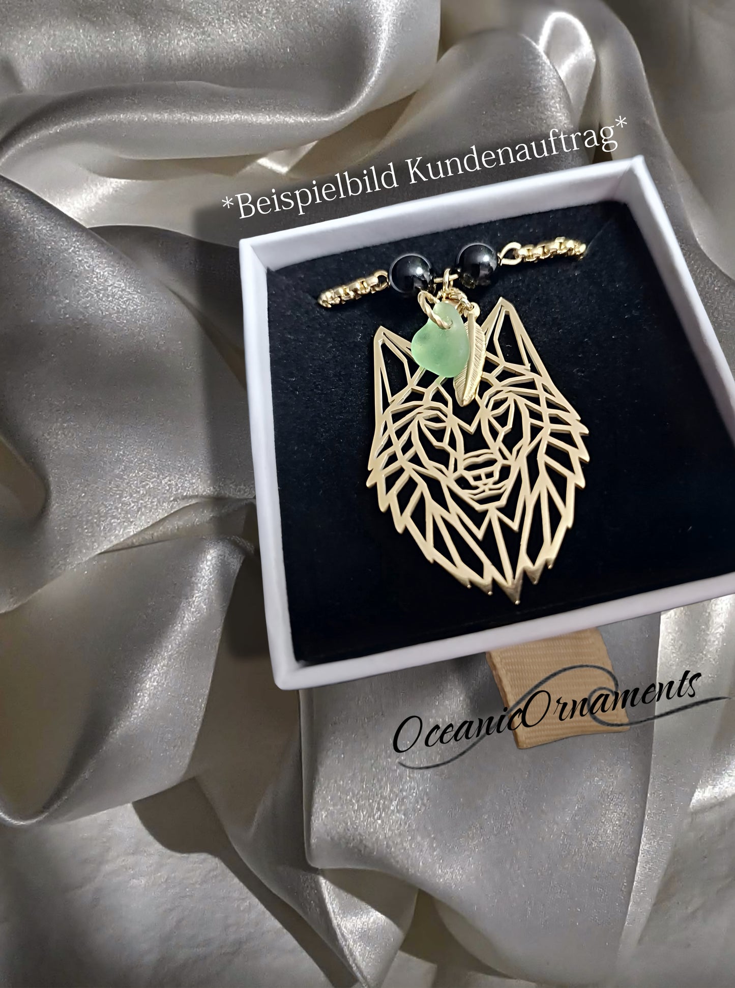 Nachtwächter – Wolfskopf-Kette aus Edelstahl