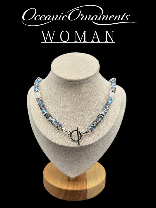Damenhalskette „Crystal Tide“