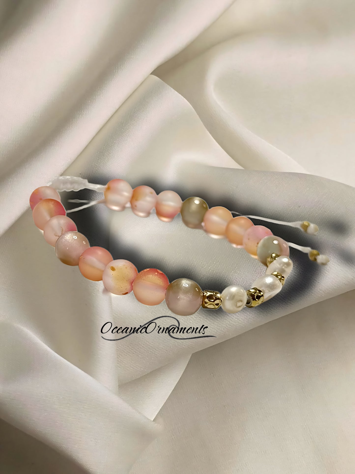 Rosé Tide - Perlenarmband