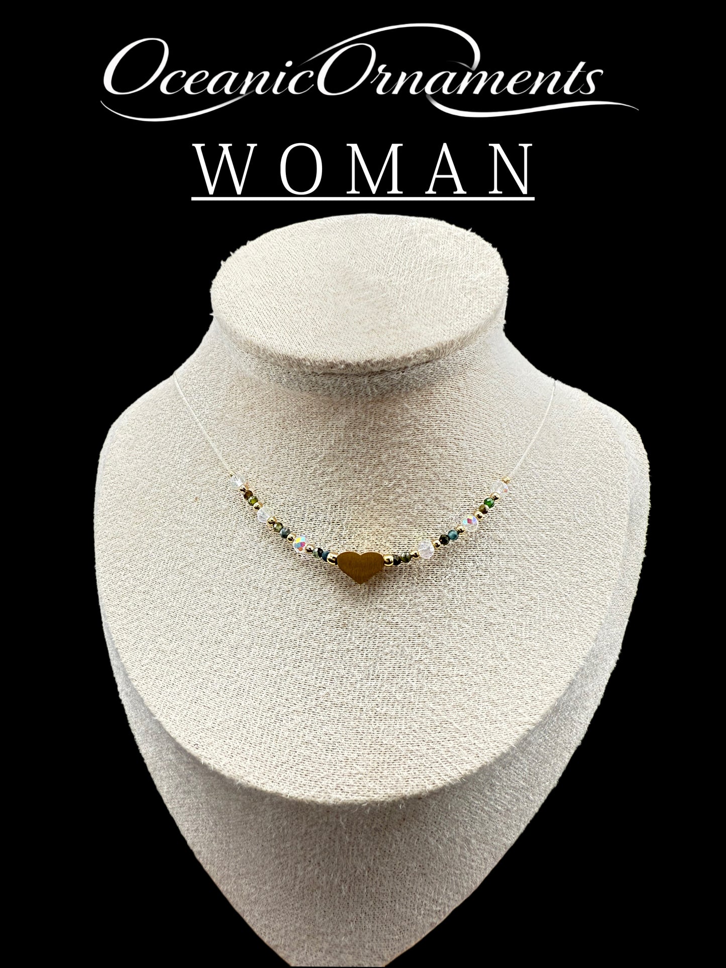 OceanicOrnaments Halskette „Ocean Heart“