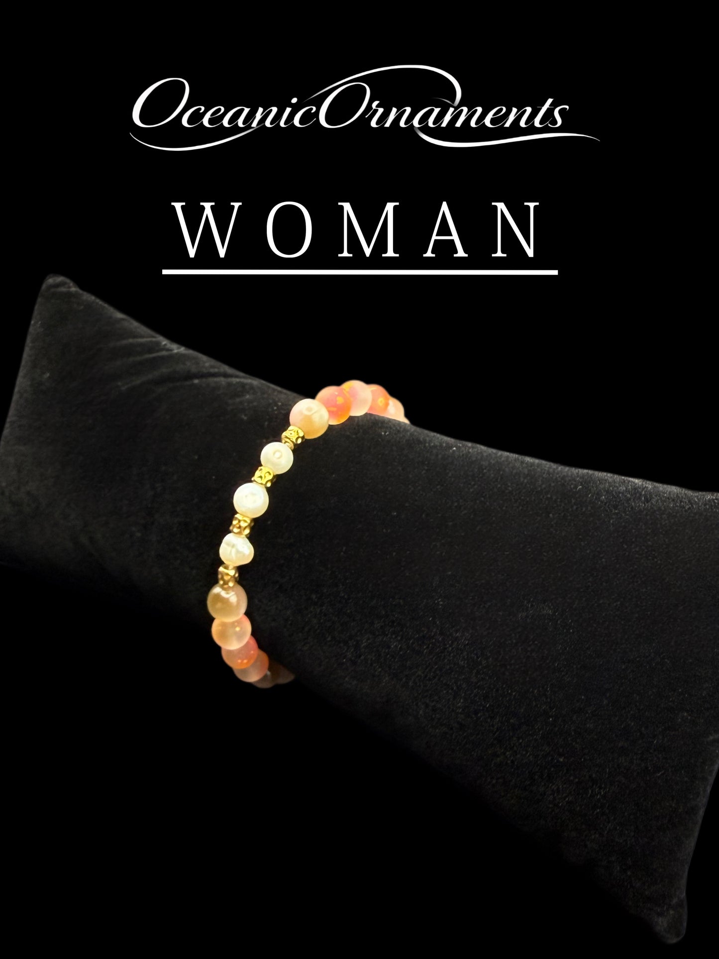 Rosé Tide - Perlenarmband