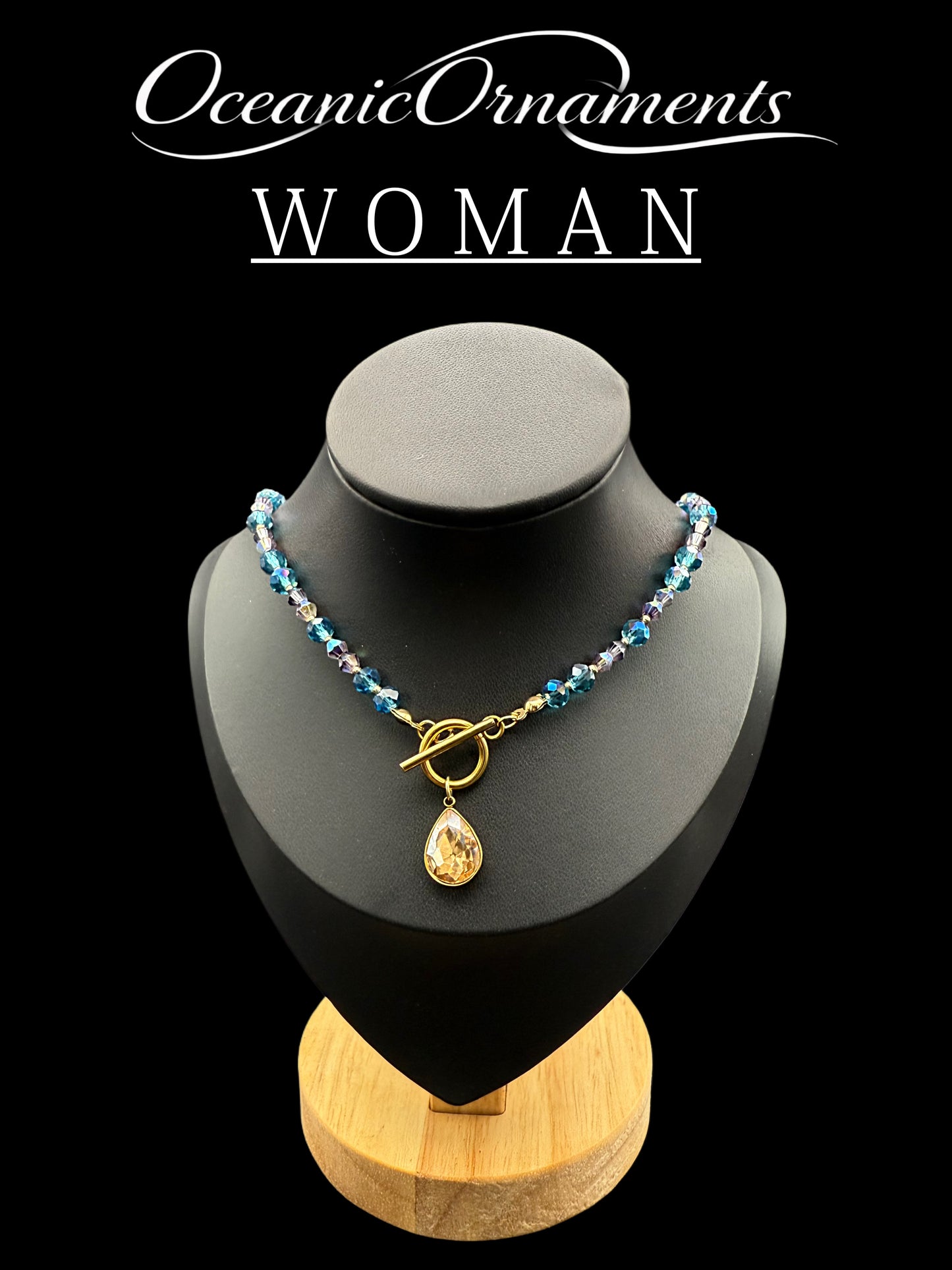 Damenhalskette „Ocean Aurora“