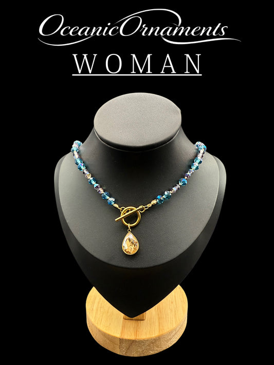 Damenhalskette „Ocean Aurora“