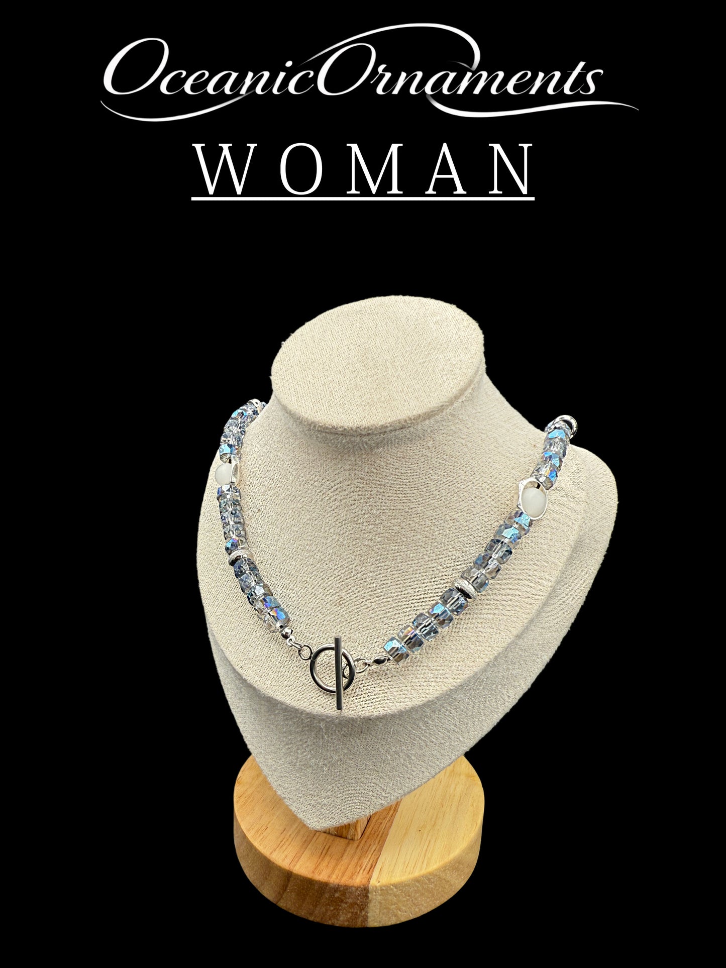 Damenhalskette „Crystal Tide“