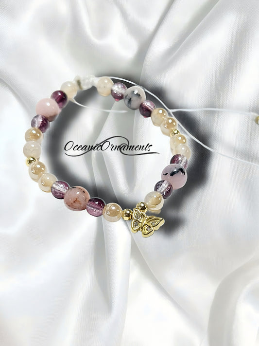 Cherry Flutter - Heilsteinarmband