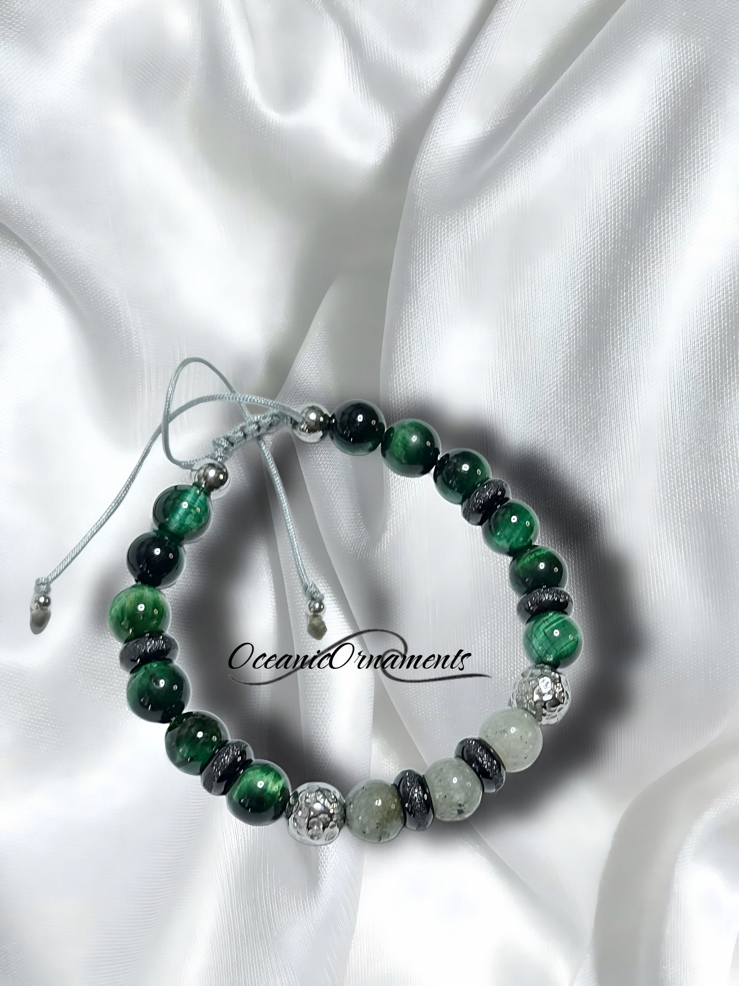 Forest Depth - Herren Heilsteinarmband