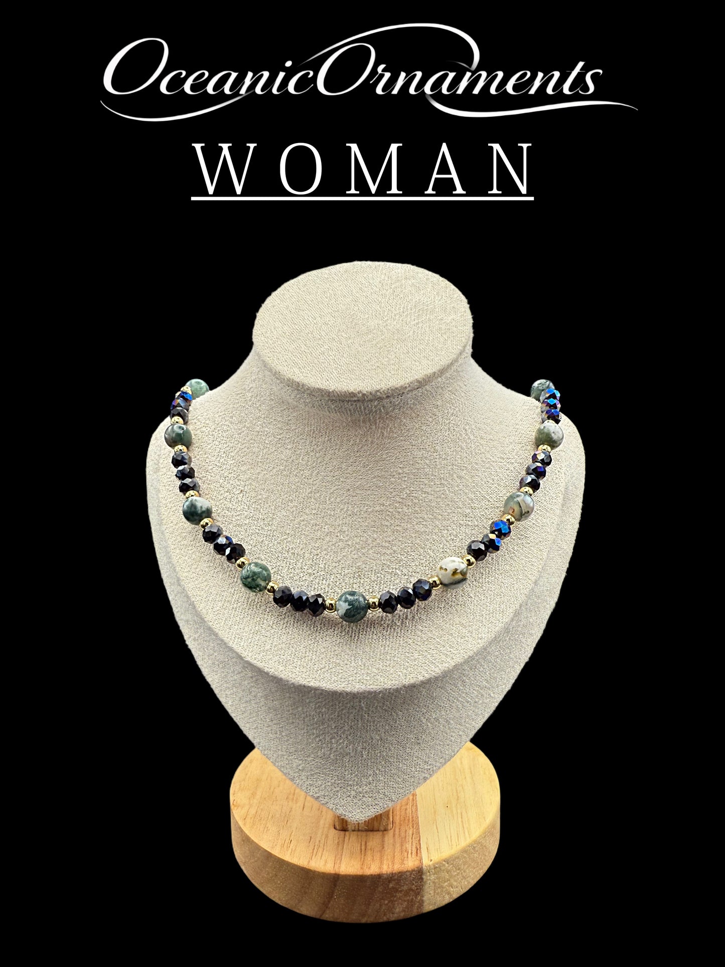 OceanicOrnaments Halskette „Forest Night“