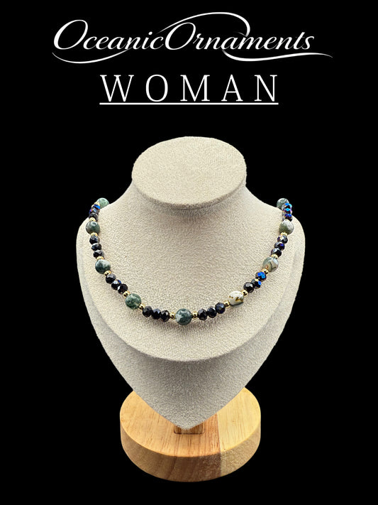 OceanicOrnaments Halskette „Forest Night“