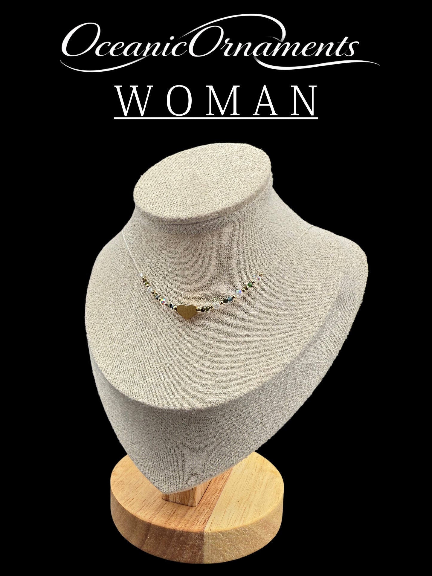 OceanicOrnaments Halskette „Ocean Heart“