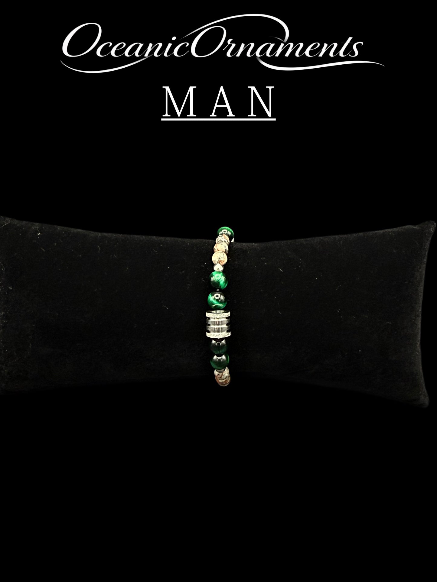 Earth & Green - Herren Heilsteinarmband