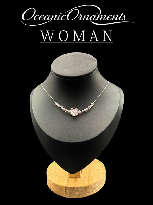 OceanicOrnaments Halskette „Amethyst Glow“